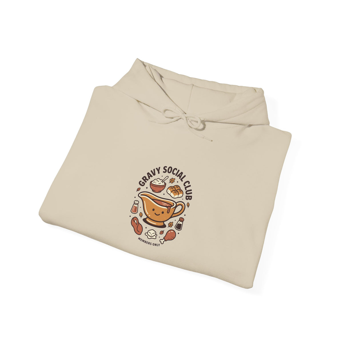 Cozy Harvest Turkey Mug Hoodie | Thanksgiving Sweatshirt, Fall Foliage
