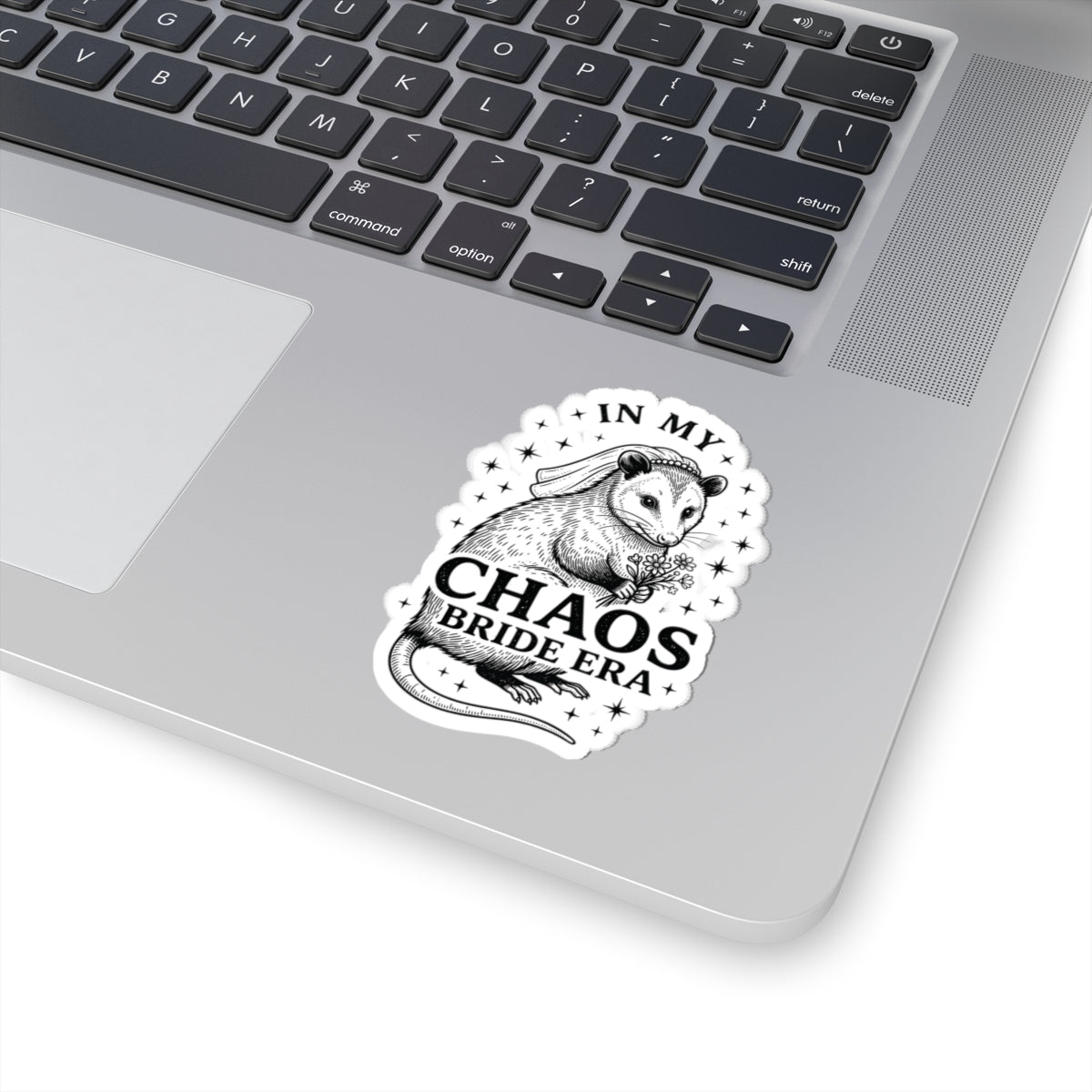 In My Chaos Bride Era Sticker | Kiss-Cut Bride Slogan Sticker