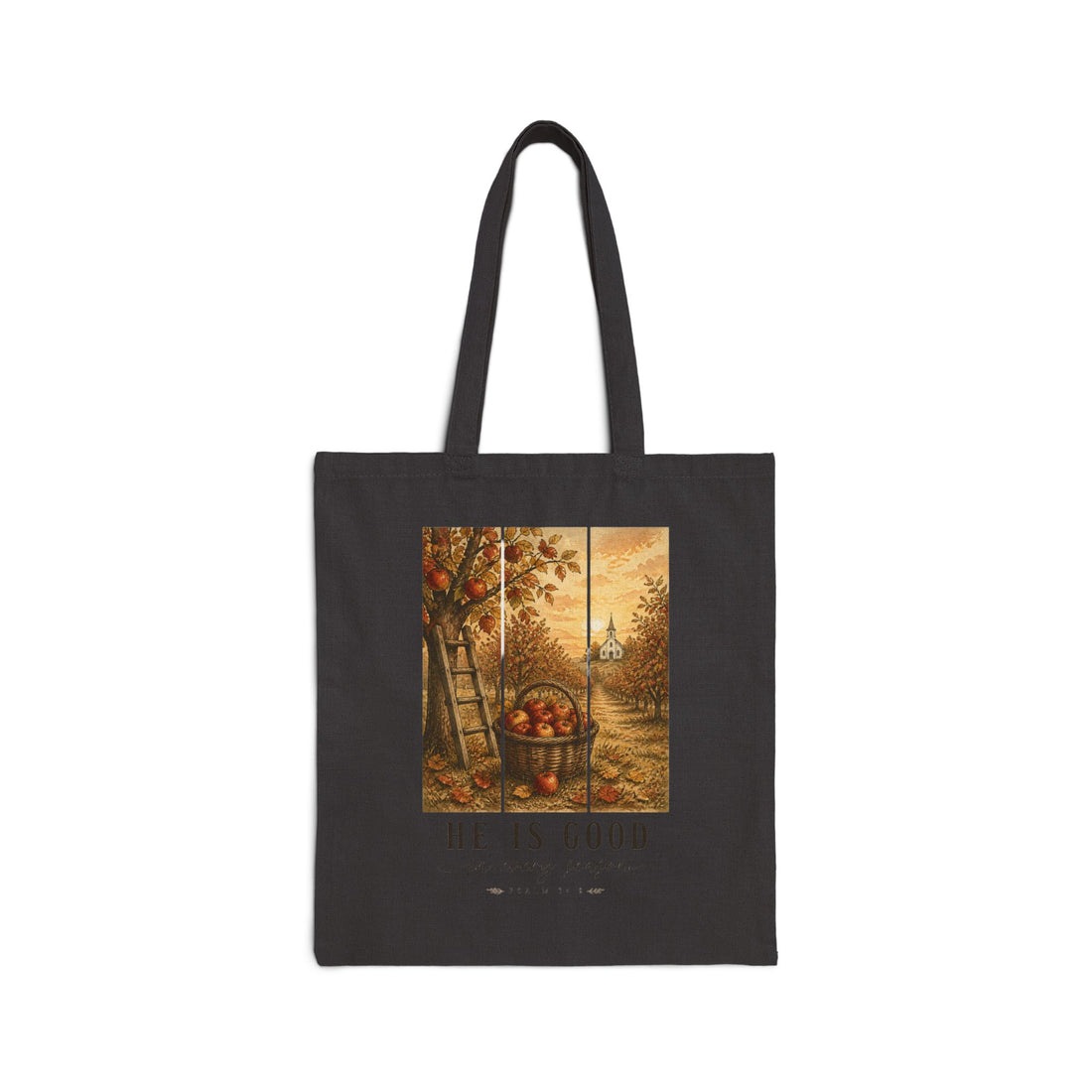 He Is Good Autumn Psalm Tote | Christian fall, farmhouse harvest