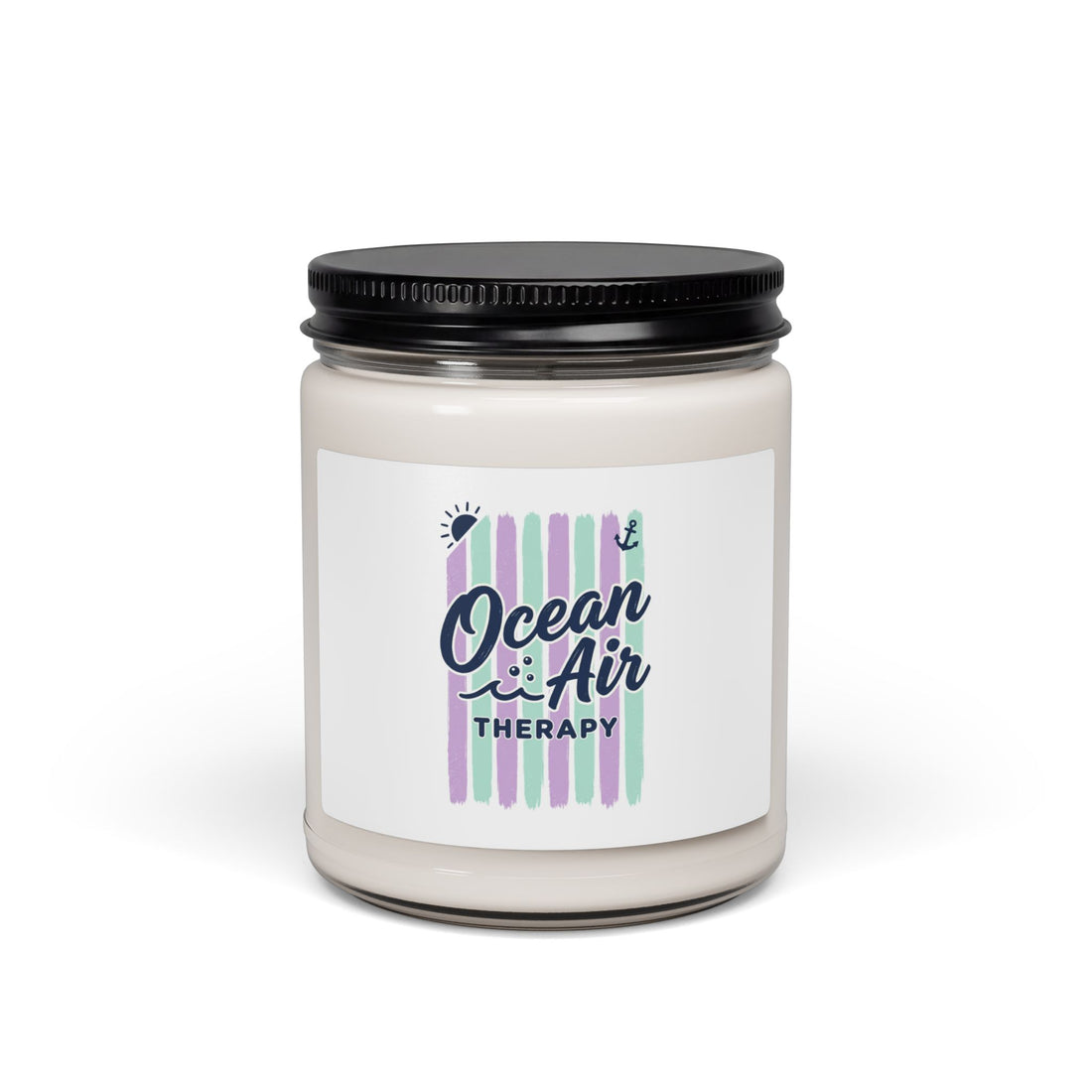 Ocean Air Therapy Candle | Cruise Vacation | Nautical Tropical Scented Soy 9oz