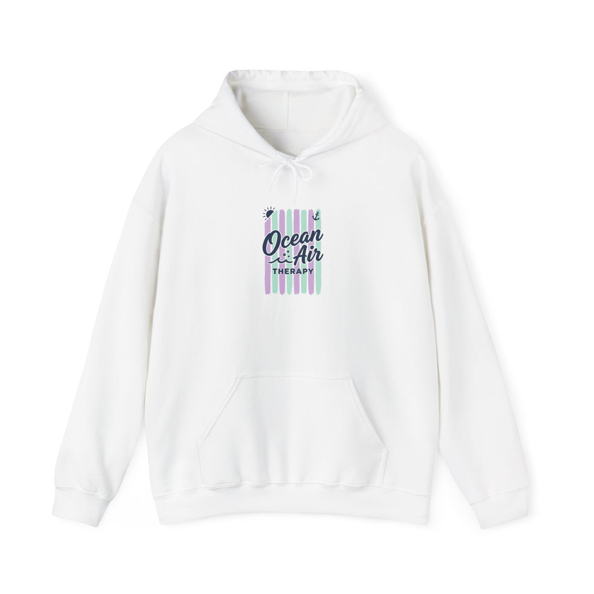 Ocean Air Therapy Hoodie | Cruise Vacation, Nautical Tropical Vibes