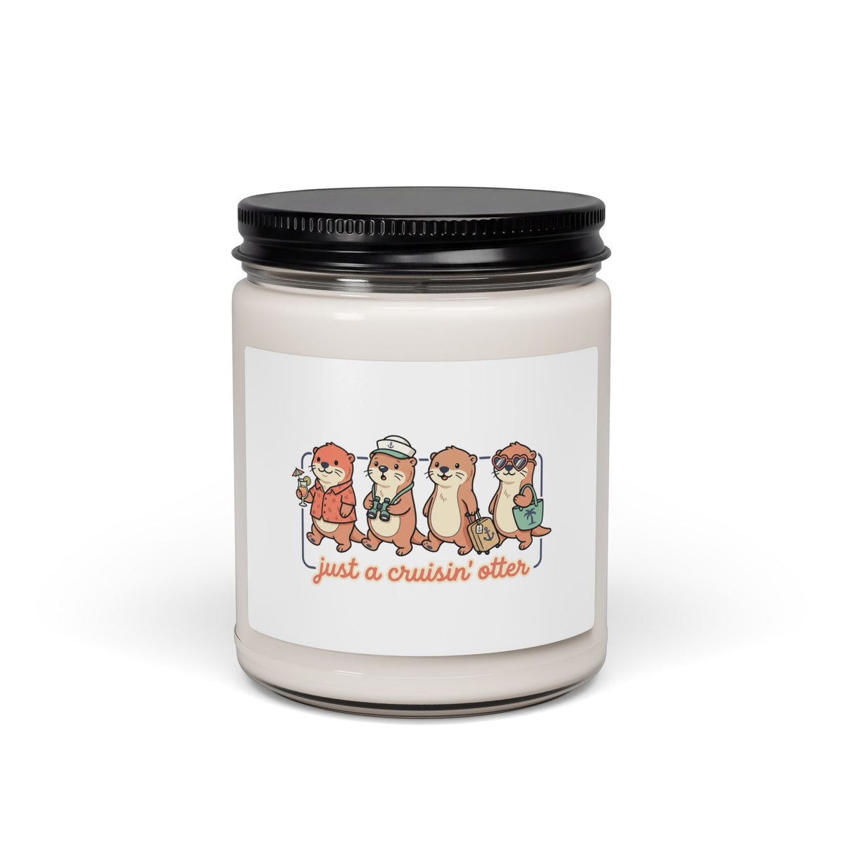 Cruisin' Otters Soy Candle, Nautical Tropical Cruise Vibes