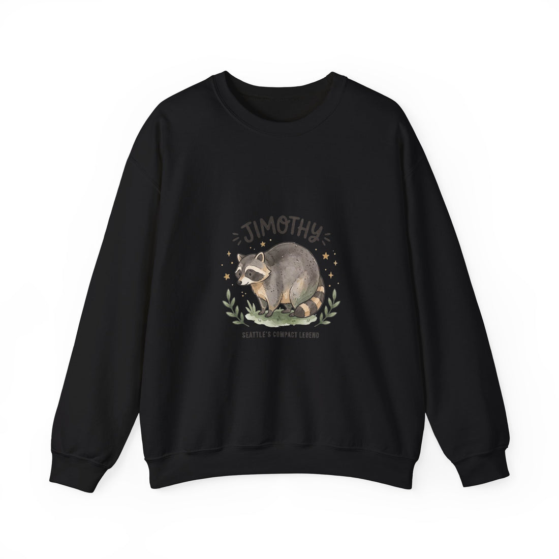 Seattle Raccoon Illustration Sweatshirt | compact raccoon, meme wildlife