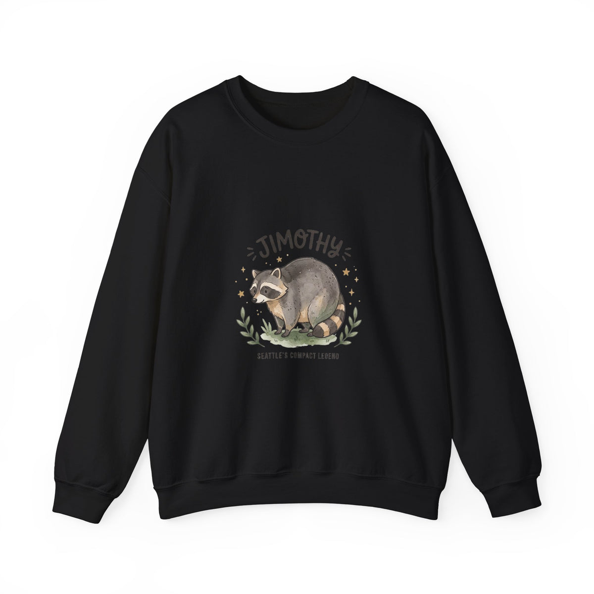 Seattle Raccoon Illustration Sweatshirt | compact raccoon, meme wildlife