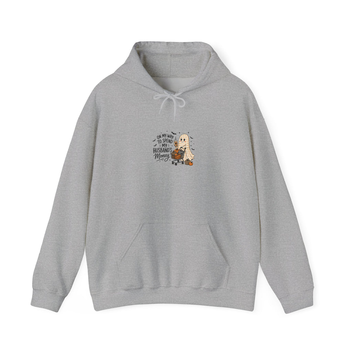 Halloween Dog Ghost Hoodie — "Trick or Treat?" Graphic Pullover