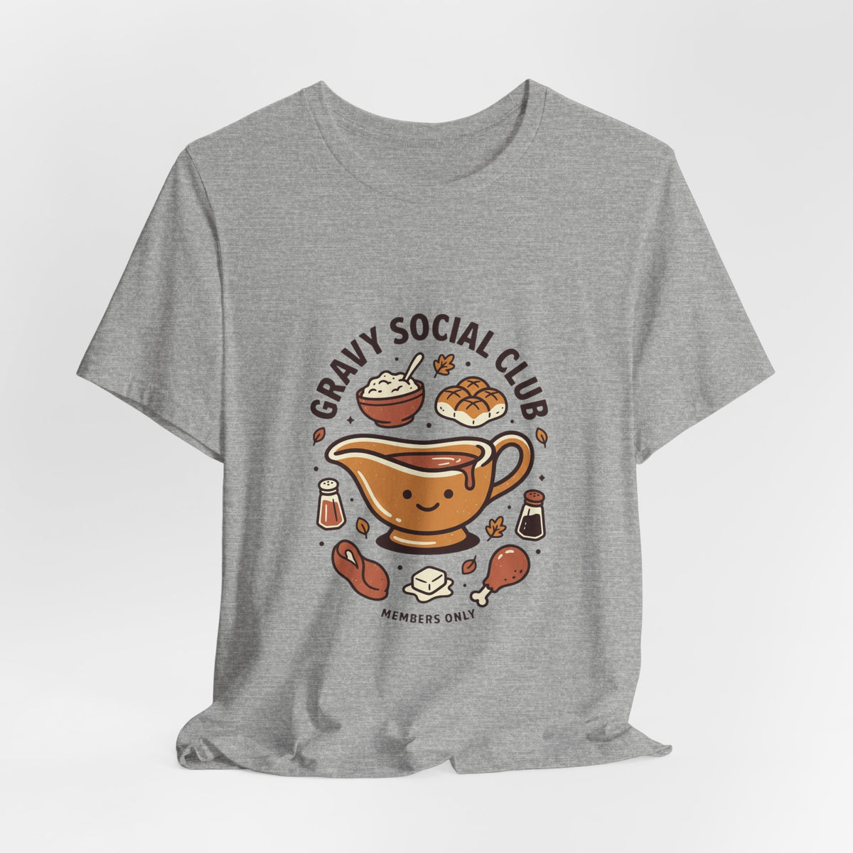 Gravy Social Club Tee | Thanksgiving, Harvest Turkey & Pumpkin Pie