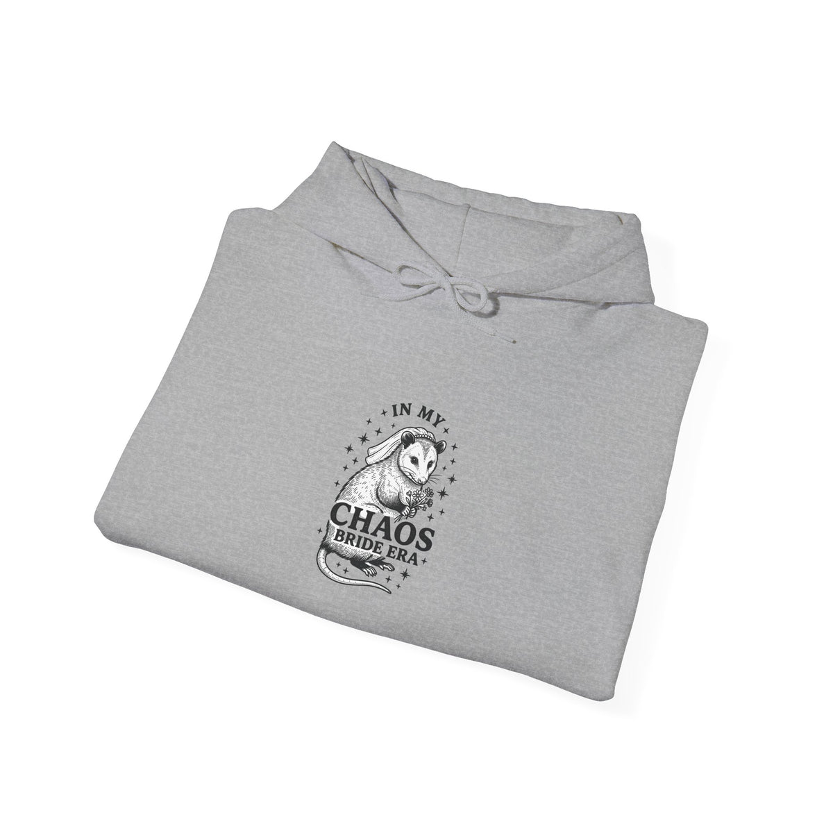 Chaos Bride Hoodie | Engaged Era Slogan, Bridal Script Retro Style