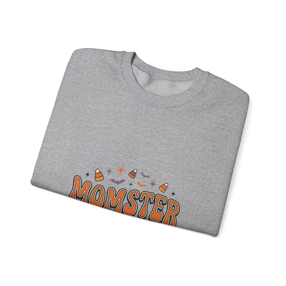 Momster Boo Crew sweatshirt | Halloween mom pullover, spooky lettering