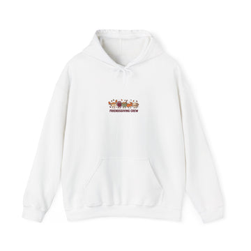 Friendsgiving Crew Hoodie | Thanksgiving turkey, fall foliage, pumpkin pie