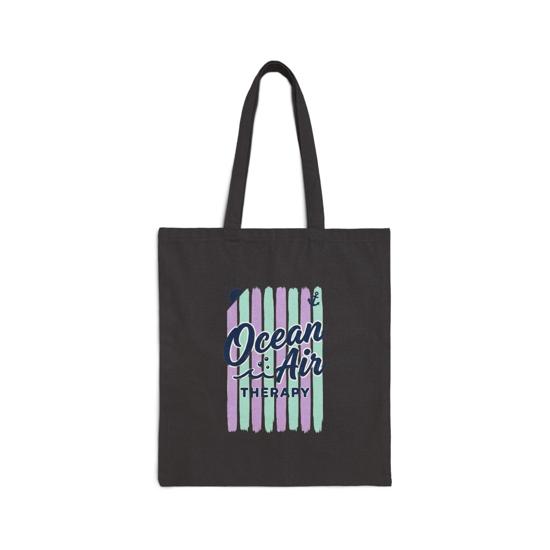 Ocean Air Therapy Tote | Cruise Vacation, Nautical Tropical Canvas
