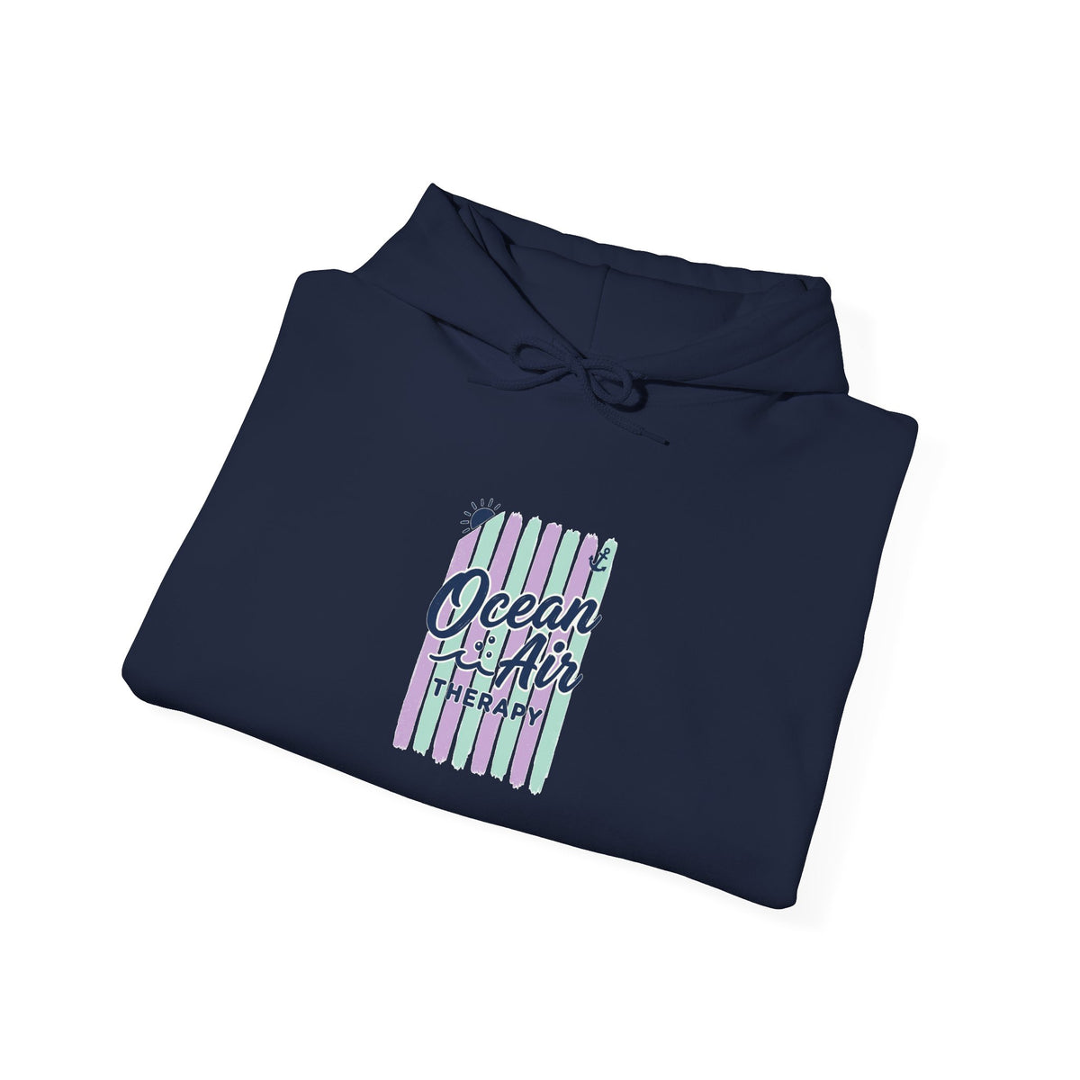 Ocean Air Therapy Hoodie | Cruise Vacation, Nautical Tropical Vibes
