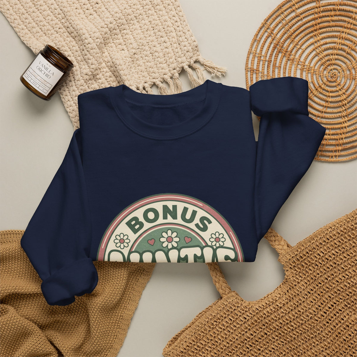 Bonus Auntie Club Sweatshirt | Auntie Apparel, Retro Family Tee