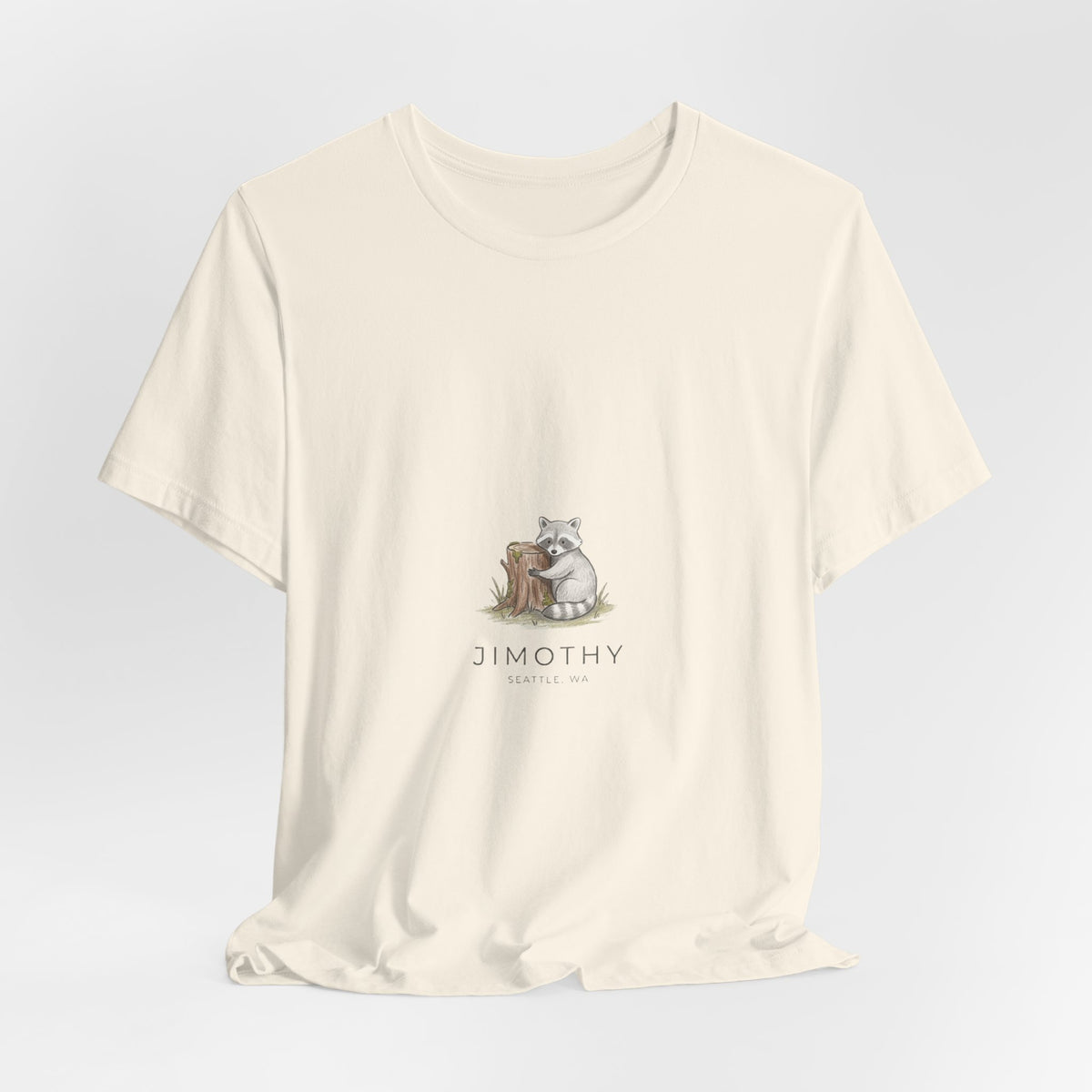 compact raccoon illustration Tee | Seattle meme wildlife