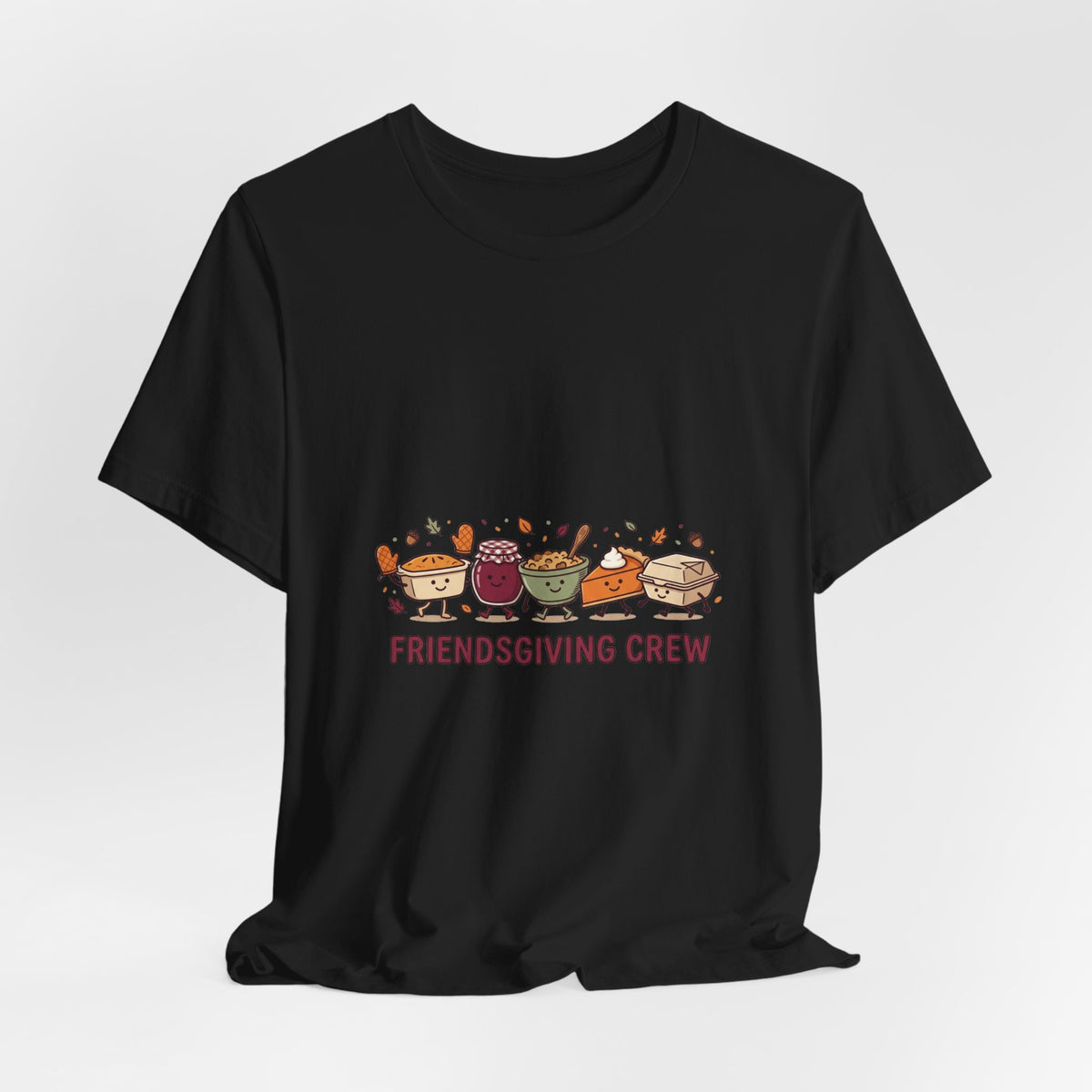 Friendsgiving Crew Tee | Thanksgiving Turkey, Pumpkin Pie, Fall Leaves