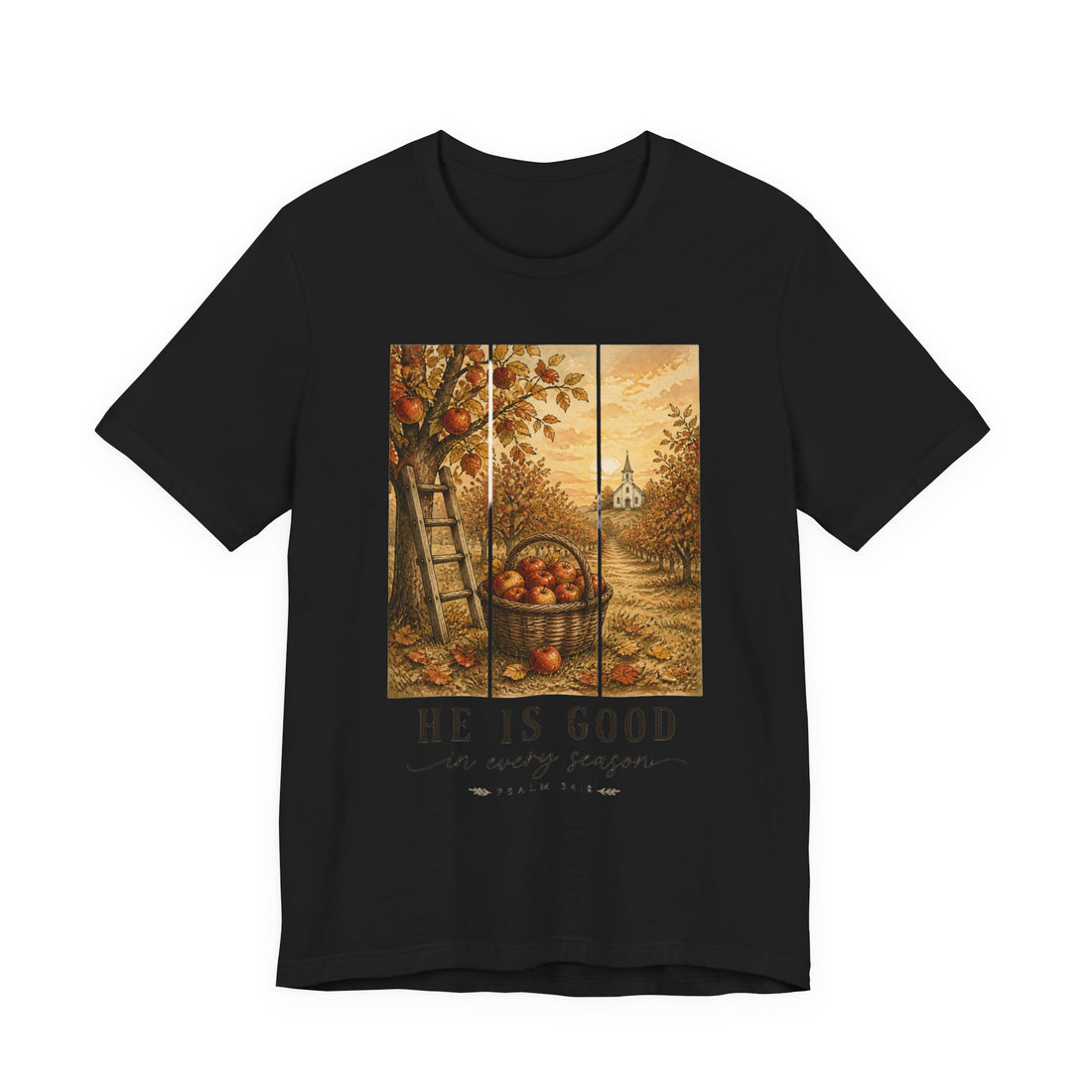 He Is Good Every Season Tee | Christian Autumn, Fall Leaves