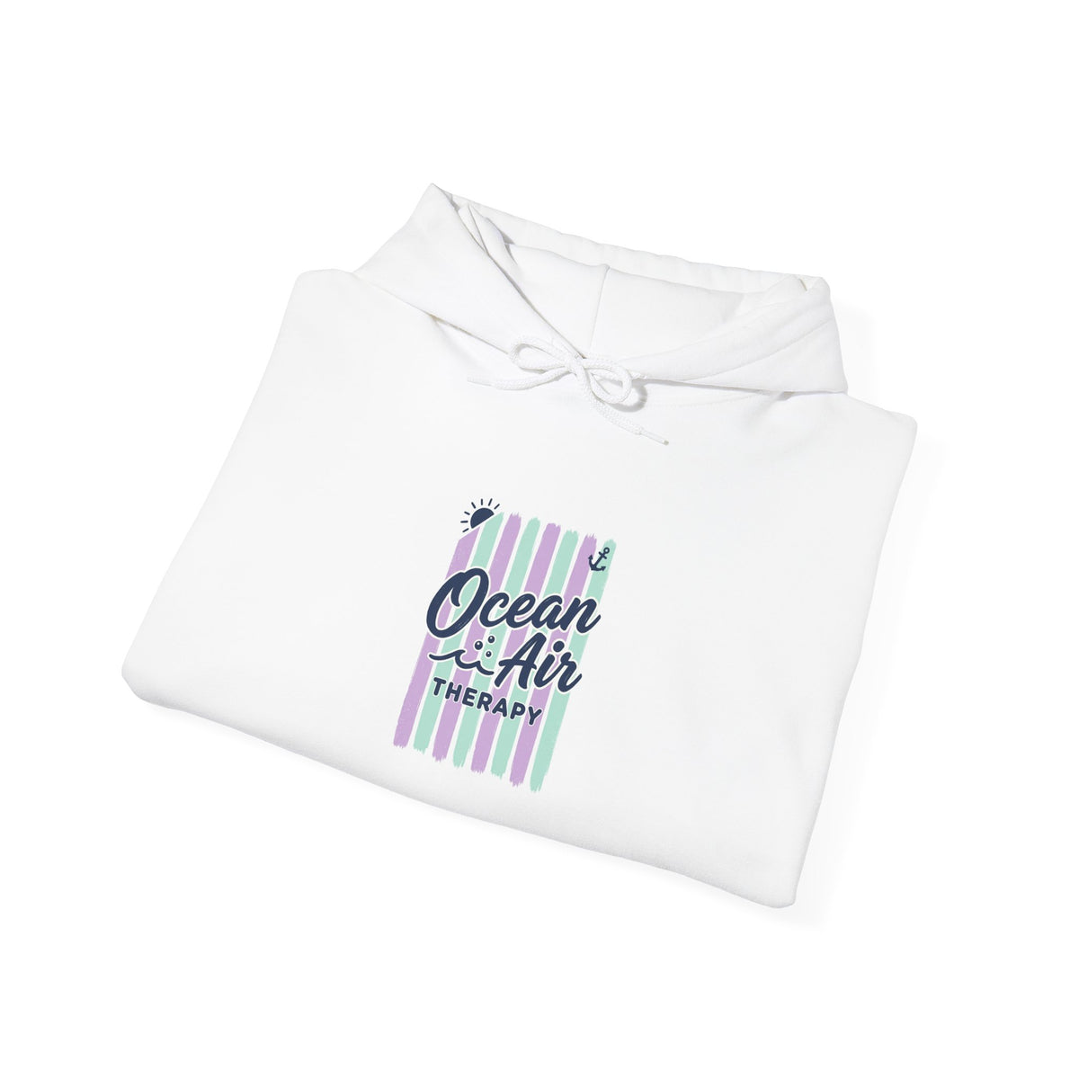 Ocean Air Therapy Hoodie | Cruise Vacation, Nautical Tropical Vibes
