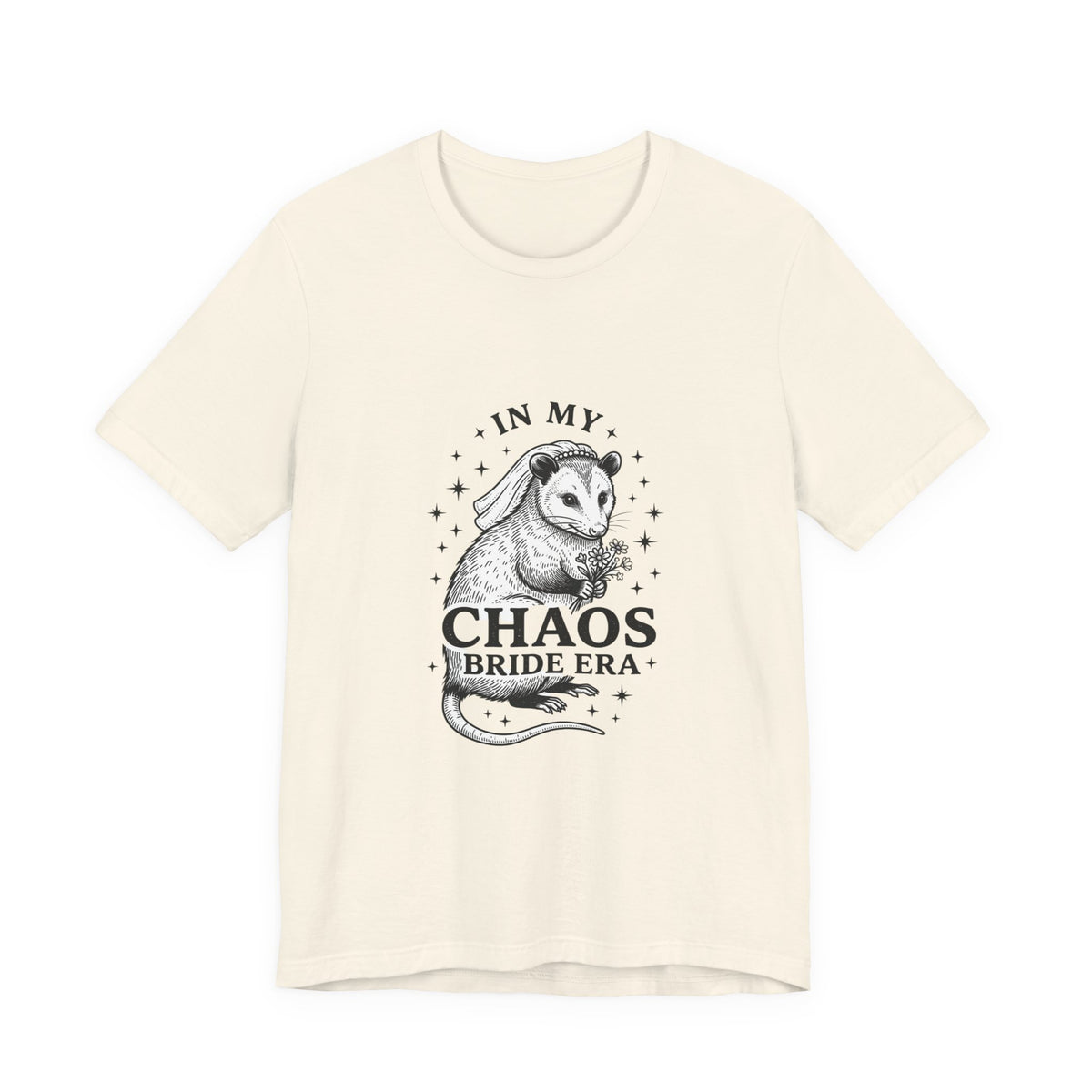 Chaos Bride Era Tee | Engaged Bride Slogan, Vintage Script Wedding Shirt