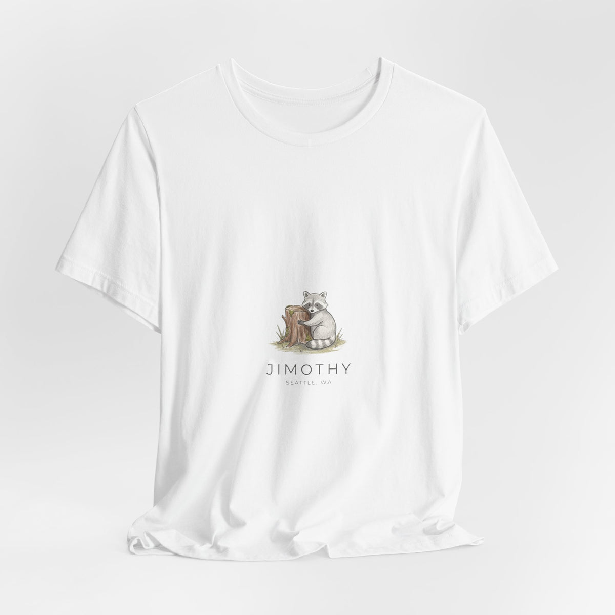 compact raccoon illustration Tee | Seattle meme wildlife