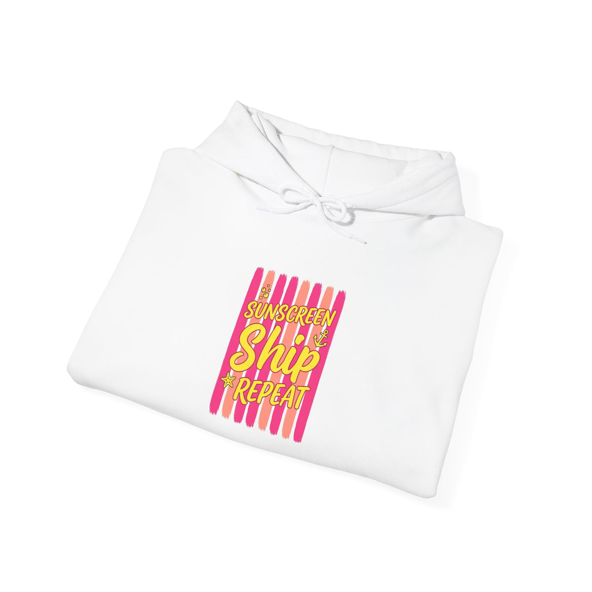 Ship Happens Hoodie | Cruise Vacation Tee, Tropical Nautical Vacation