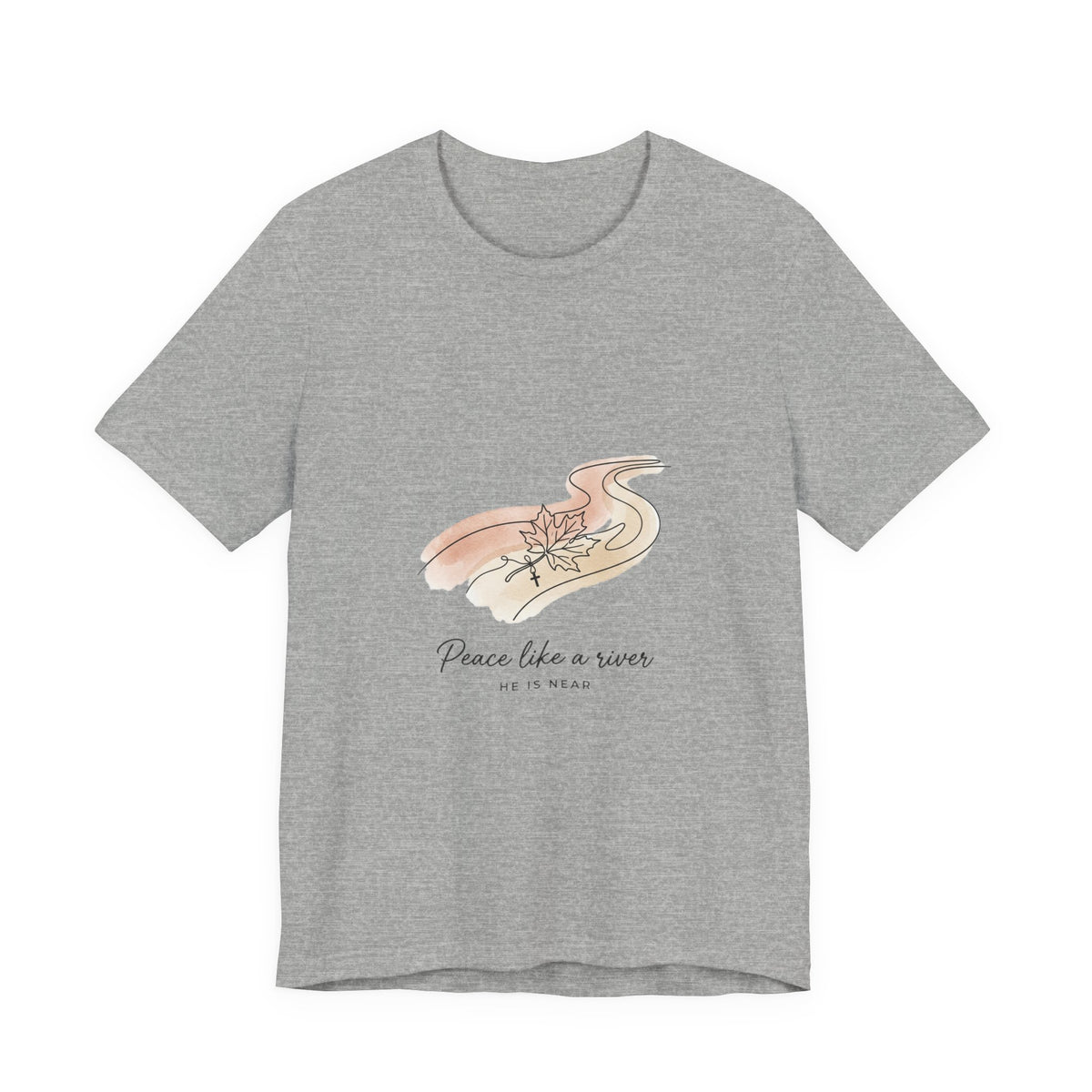 Peace Like a River Tee | Christian Autumn, Scripture Fall Tee