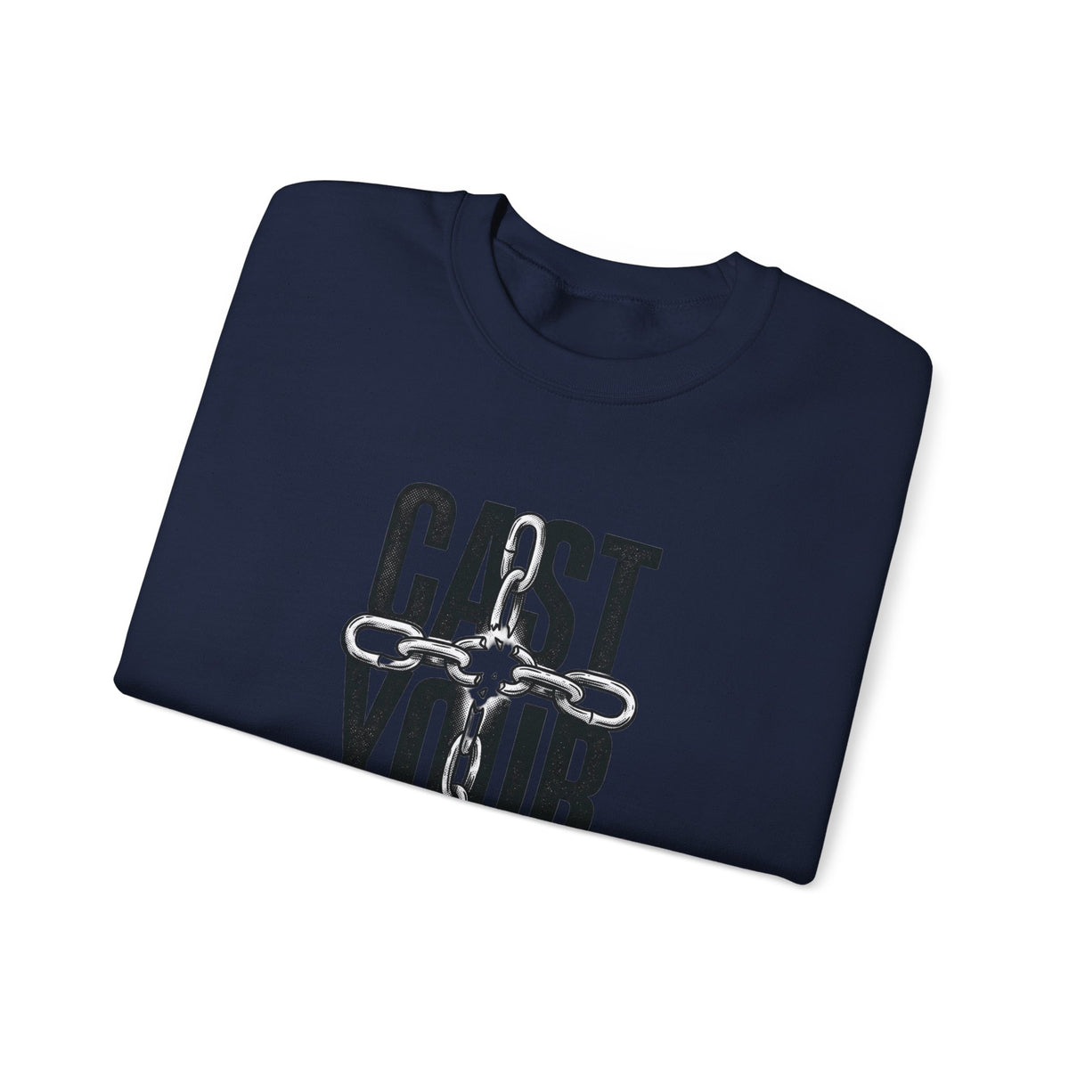 Cast Your Cares Sweatshirt | Christian Streetwear, Scripture Graphic