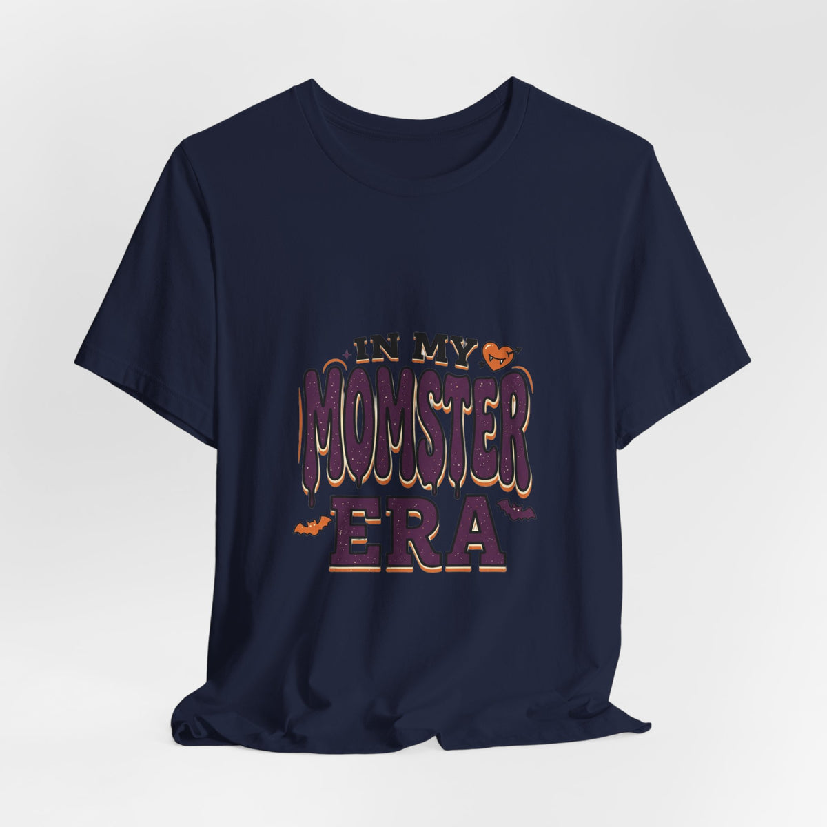 In My Momster Era T-Shirt | Halloween Momster, Drip Lettering, Bats