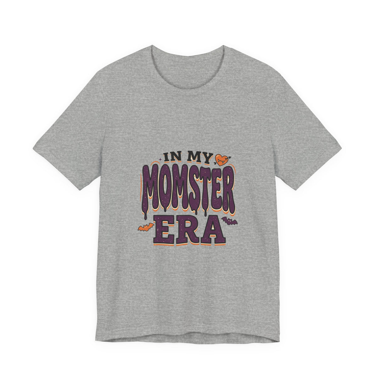 In My Momster Era T-Shirt | Halloween Momster, Drip Lettering, Bats