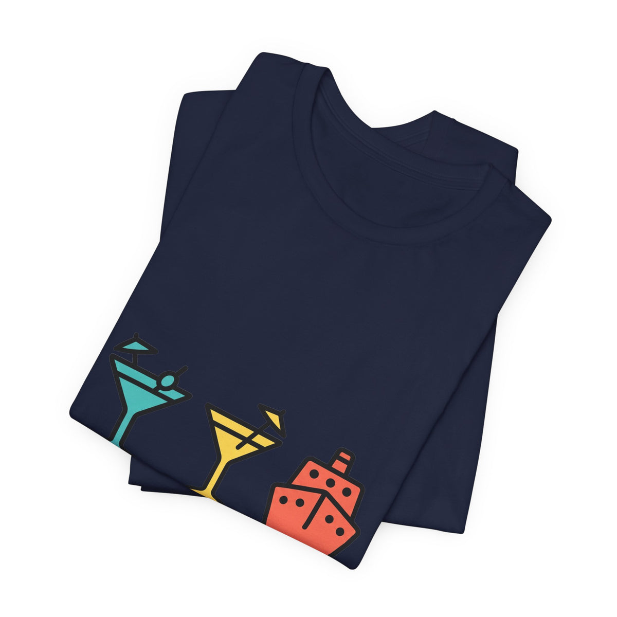 Sip Sip Sail Tee | Cruise Vacation Shirt, Nautical Cocktail Design