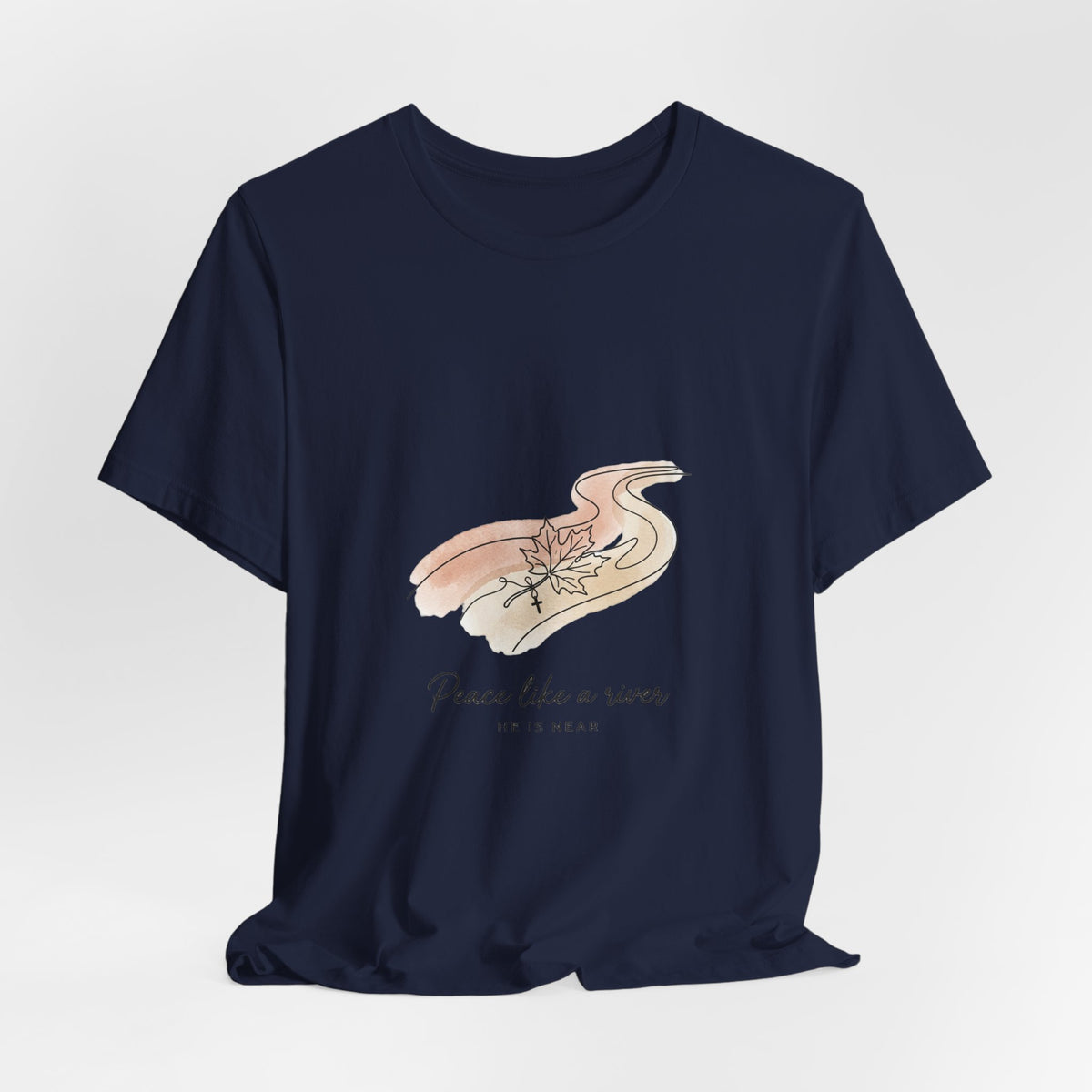 Peace Like a River Tee | Christian Autumn, Scripture Fall Tee