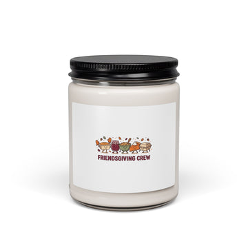 Friendsgiving Crew Candle | Thanksgiving Soy Candle, Pumpkin Pie & Fall Foliage