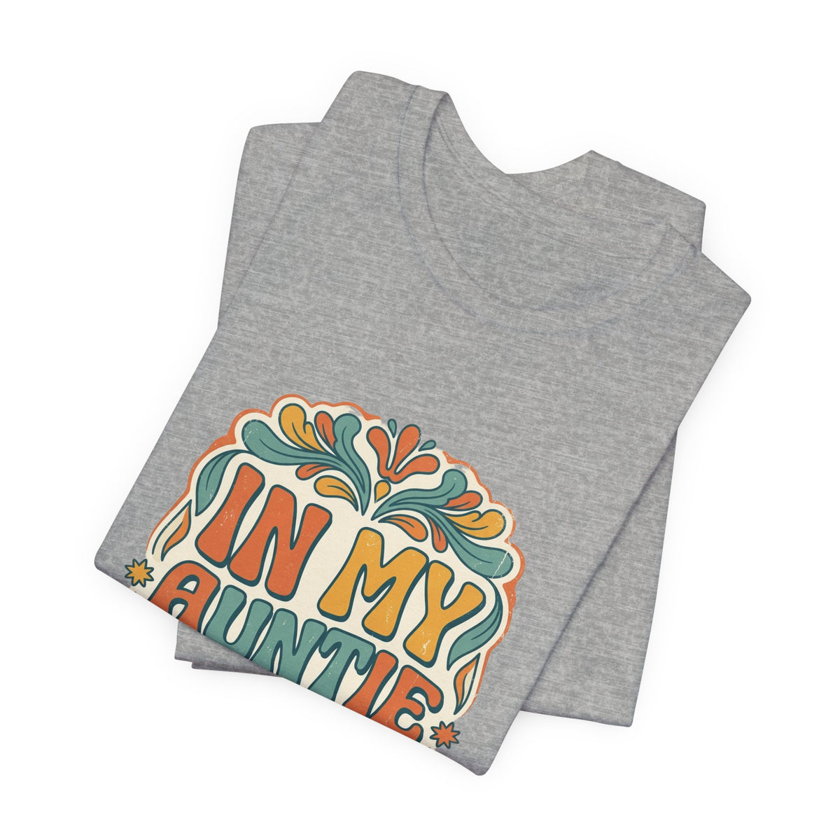 In My Auntie Era T-Shirt | Retro Floral Auntie Tee, New Aunt Apparel