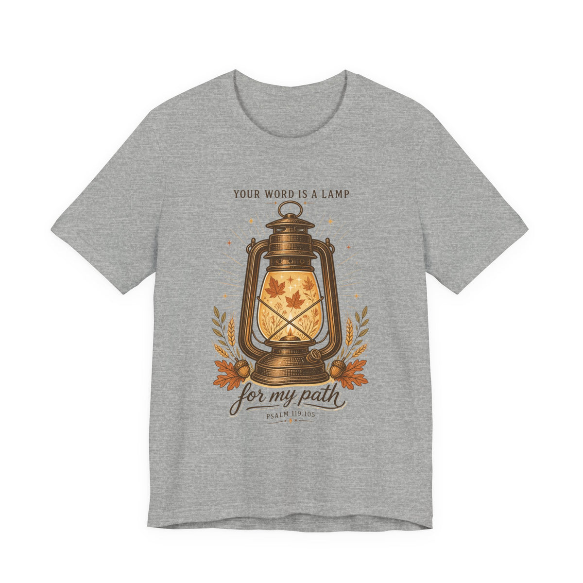 Your Word Is a Lamp T-Shirt | Christian Autumn, Psalm 119:105