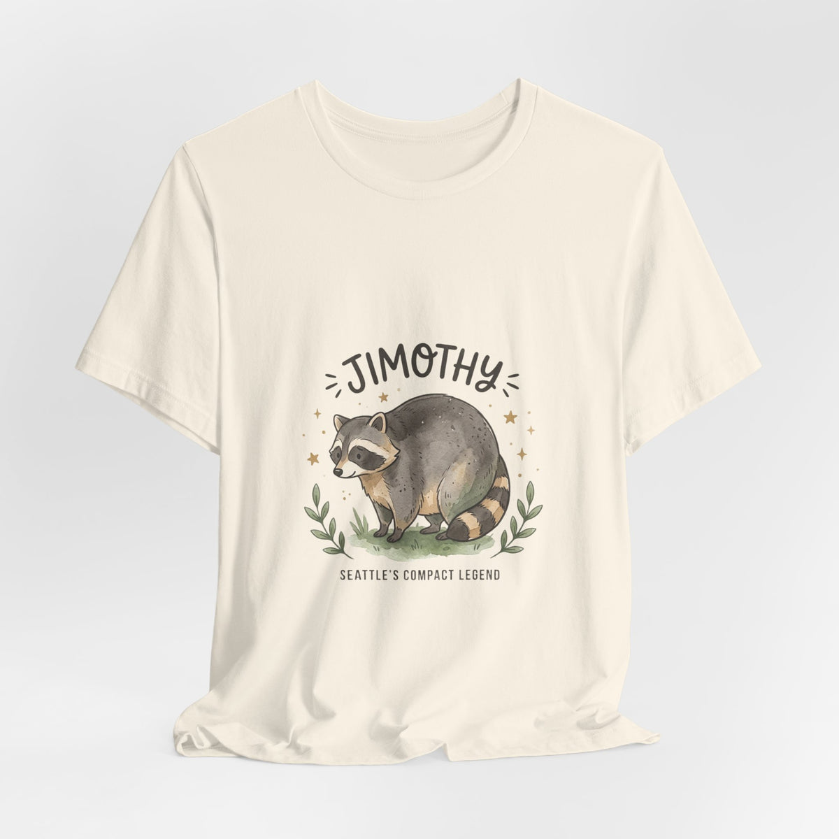 Compact Raccoon Illustration Tee | Seattle Wildlife, Wholesome Meme