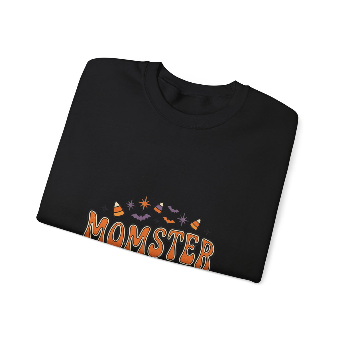 Momster Boo Crew sweatshirt | Halloween mom pullover, spooky lettering