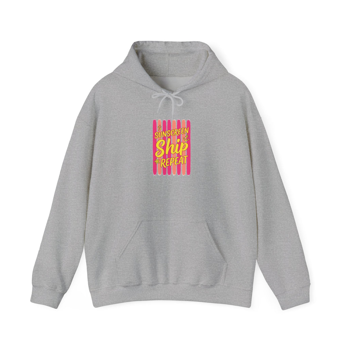 Ship Happens Hoodie | Cruise Vacation Tee, Tropical Nautical Vacation