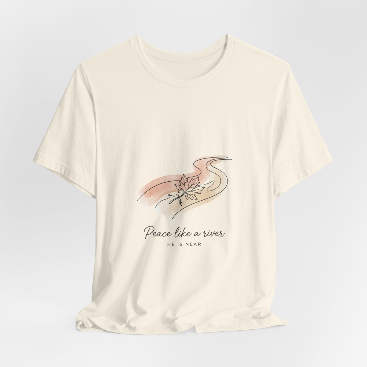Peace Like a River Tee | Christian Autumn, Scripture Fall Tee