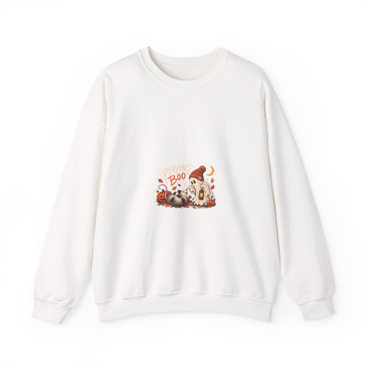 Halloween Boo Ghost Crewneck Sweatshirt