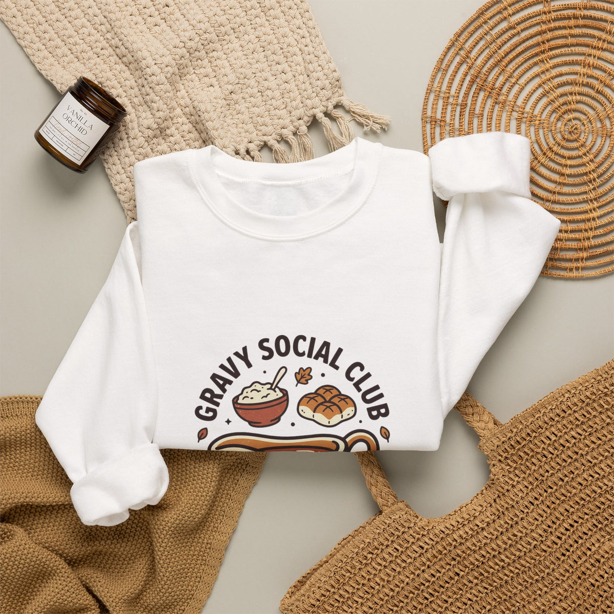 Gravy Social Club Sweatshirt | Thanksgiving, Pumpkin Pie, Fall Harvest