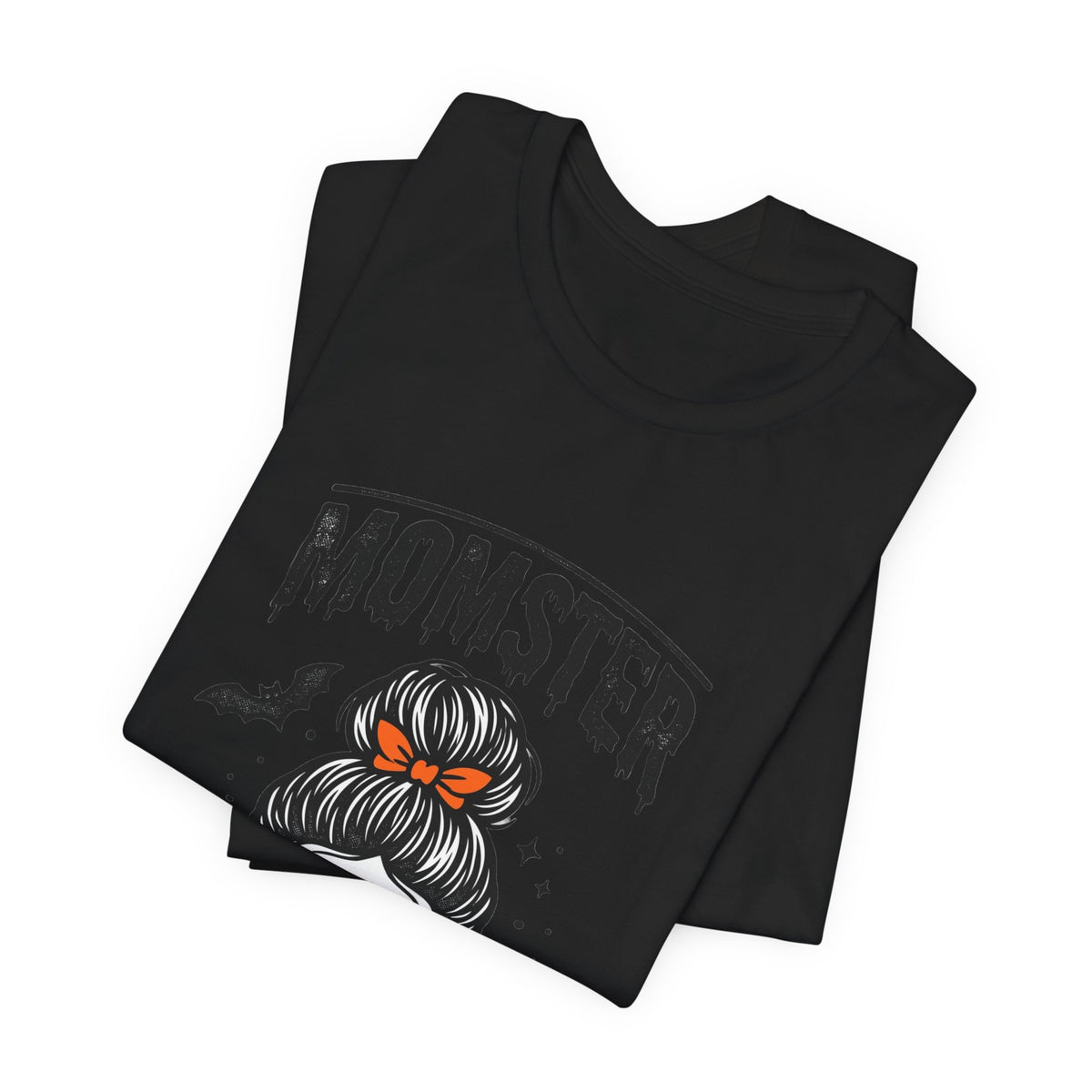 Momster Skull Momster Tee | Halloween mom, bats & spooky lettering