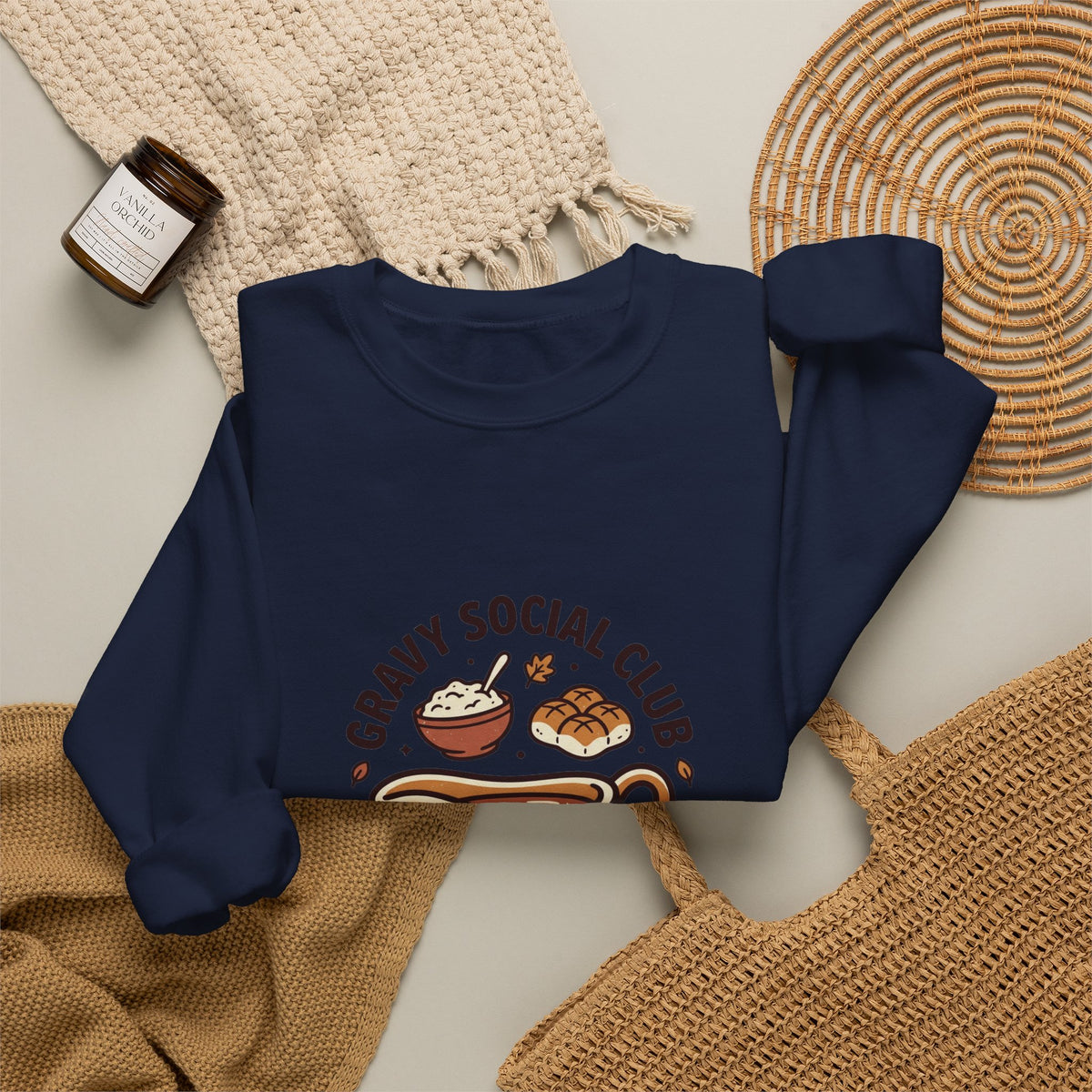 Gravy Social Club Sweatshirt | Thanksgiving, Pumpkin Pie, Fall Harvest