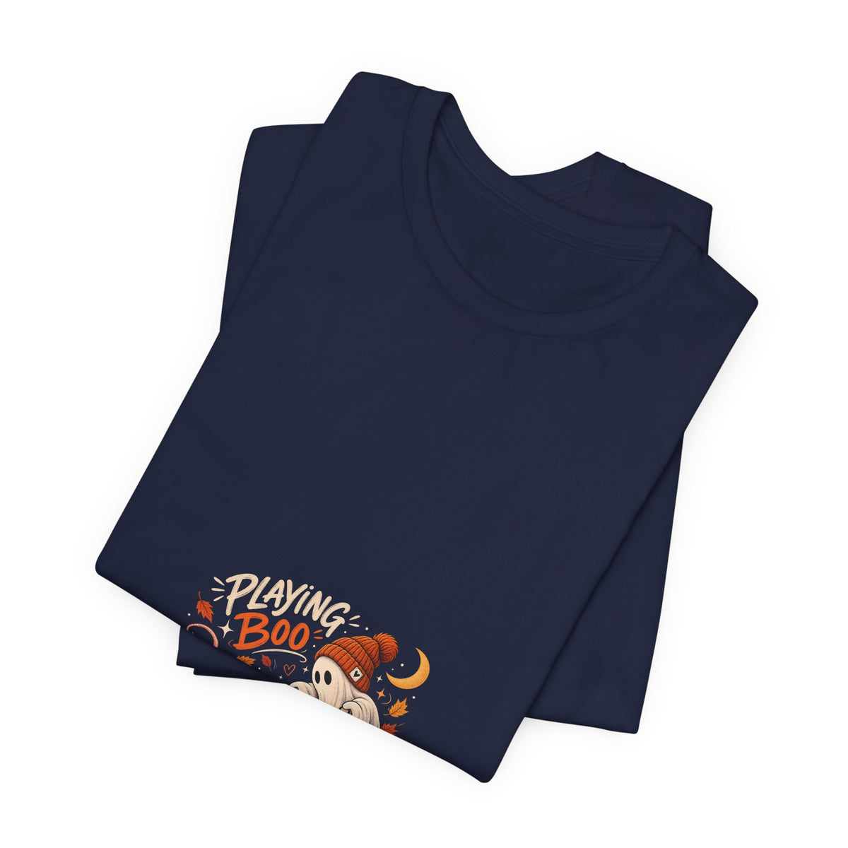 Halloween Raccoon & Ghost Tee - Playfully Boo Pumpkin Shirt