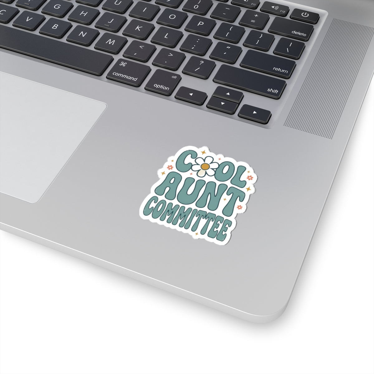 Cool Aunt Committee Sticker | Auntie Pride, Retro Daisy