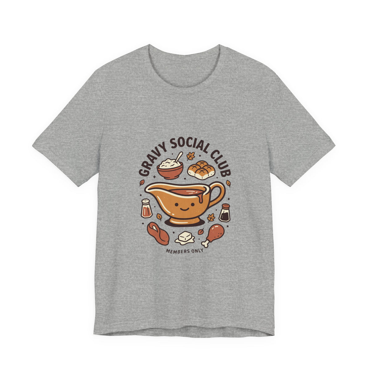 Gravy Social Club Tee | Thanksgiving, Harvest Turkey & Pumpkin Pie