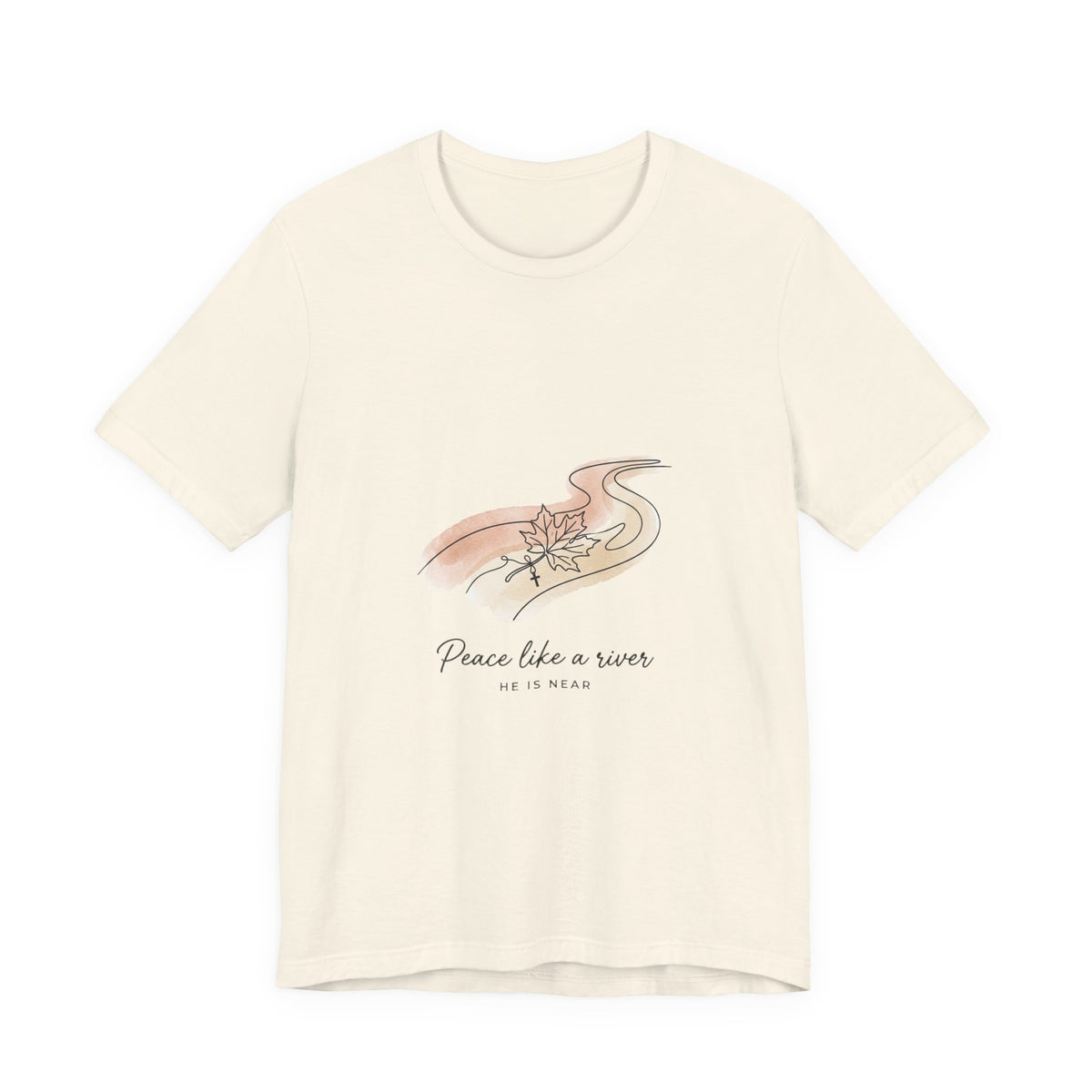 Peace Like a River Tee | Christian Autumn, Scripture Fall Tee