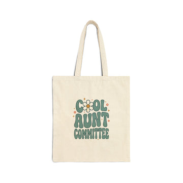 Cool Aunt Committee Tote | Auntie Pride, Retro Daisy Design