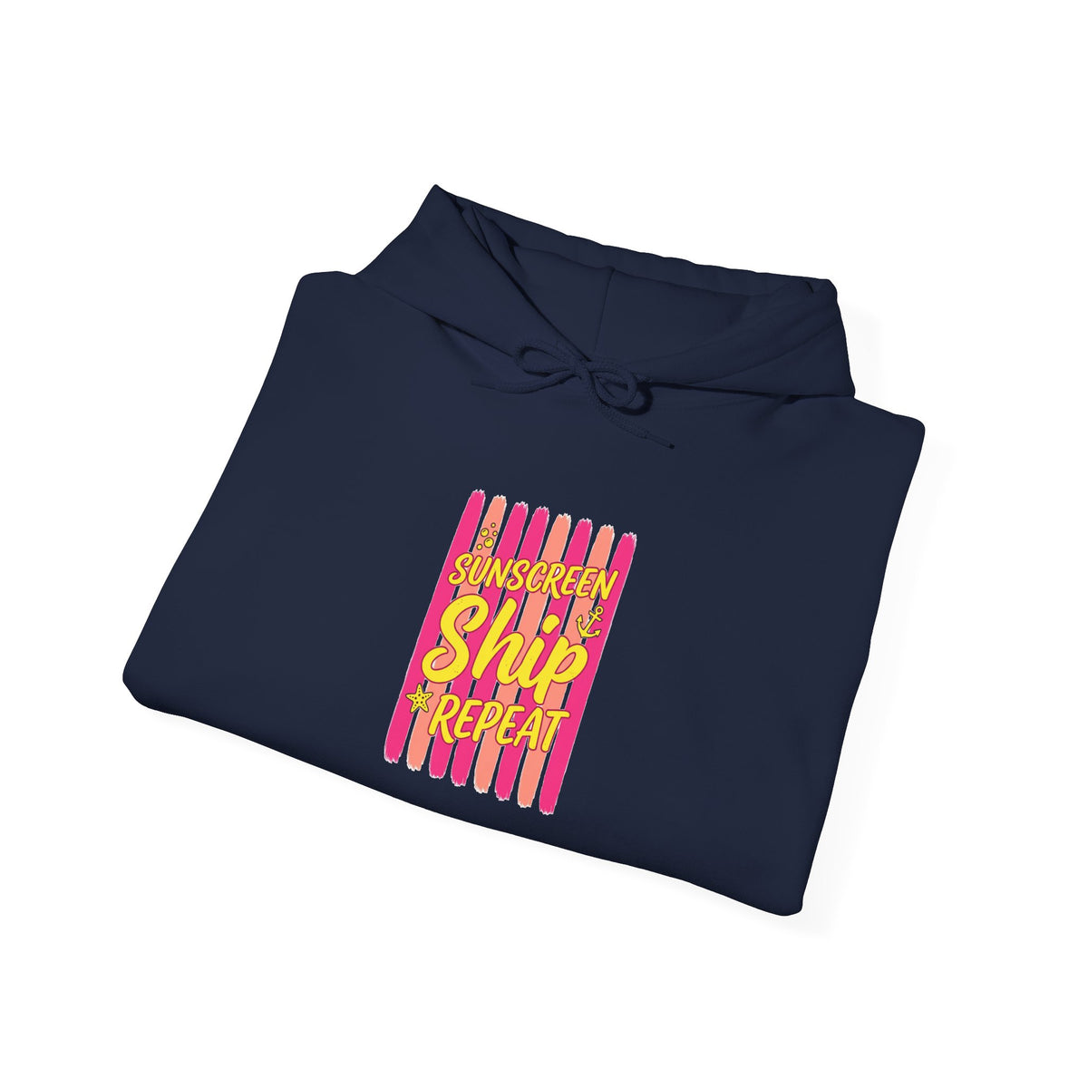 Ship Happens Hoodie | Cruise Vacation Tee, Tropical Nautical Vacation