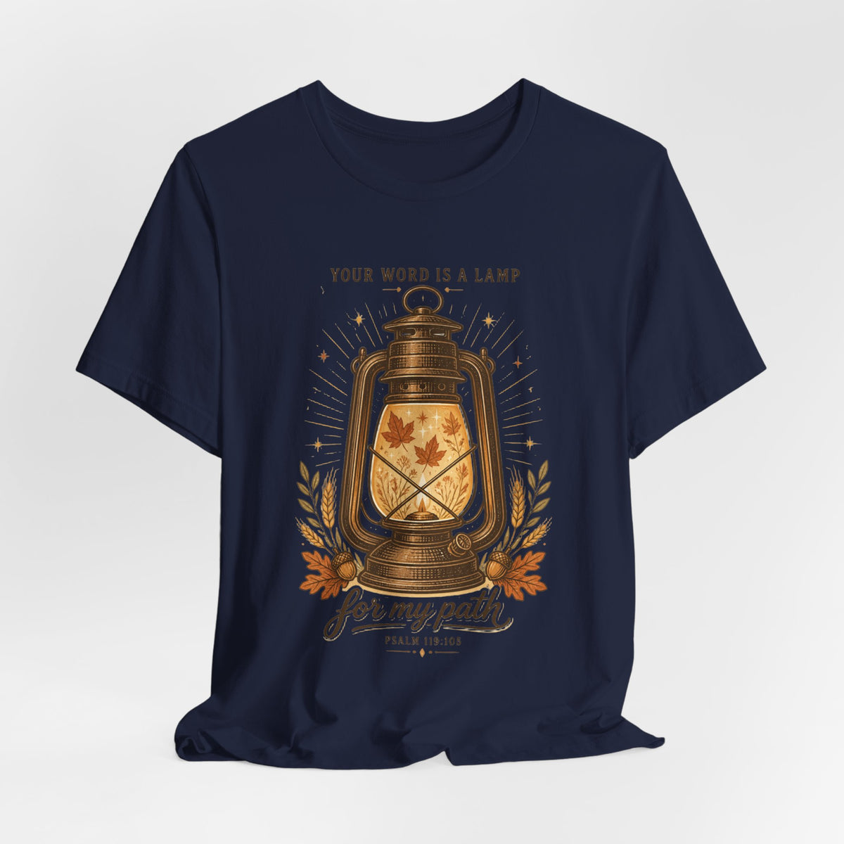 Your Word Is a Lamp T-Shirt | Christian Autumn, Psalm 119:105