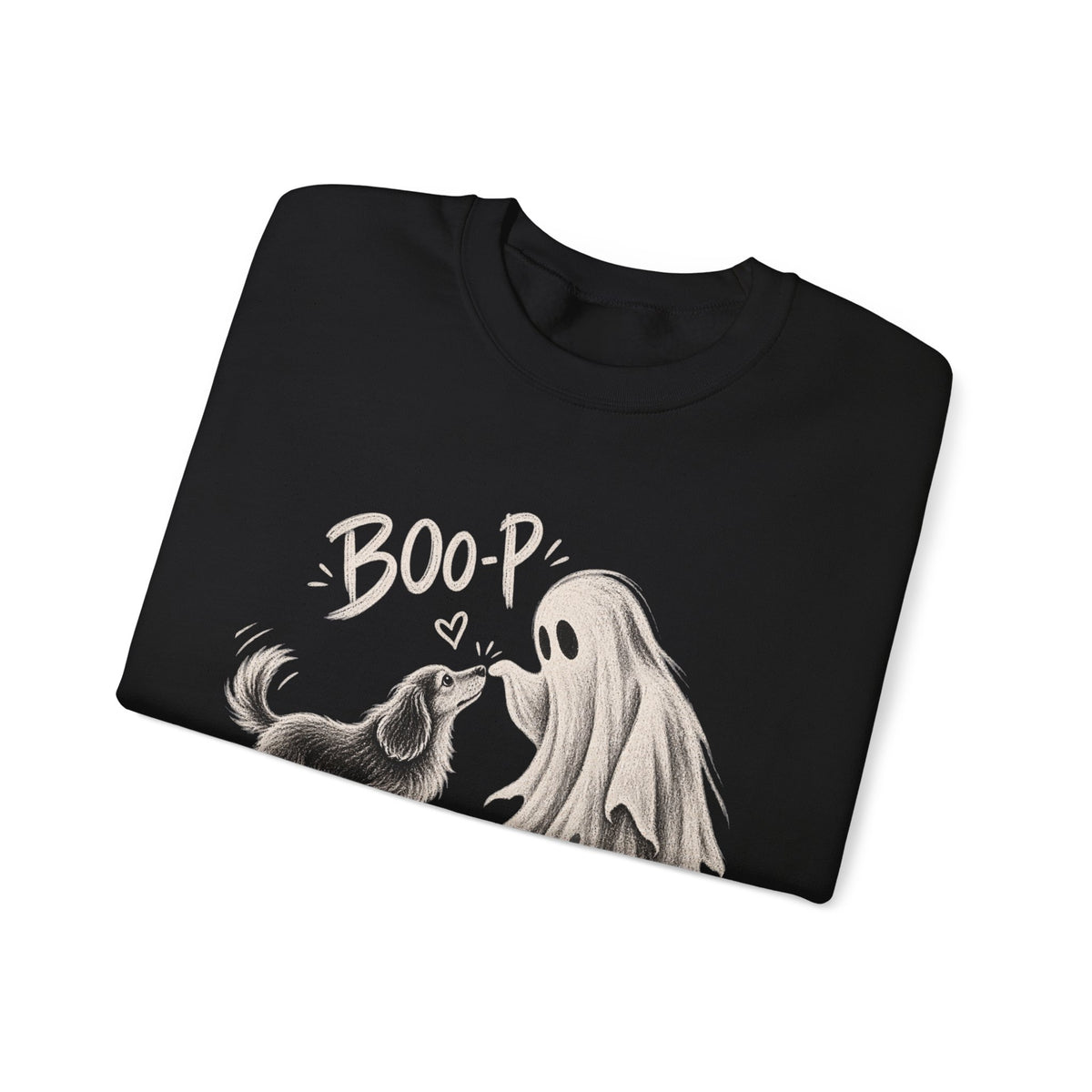 Ghost Dog "Boop" Sweatshirt – Cute Halloween Crewneck