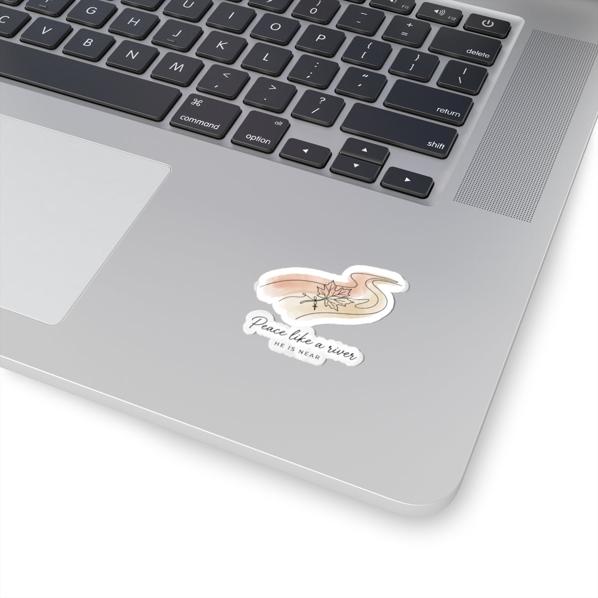 Peace Like a River Kiss-Cut Stickers | Christian Autumn, Fall Leaves
