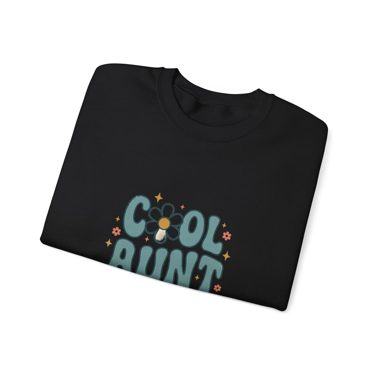 Cool Aunt Committee Sweatshirt | Auntie Apparel, Retro Daisy Graphic